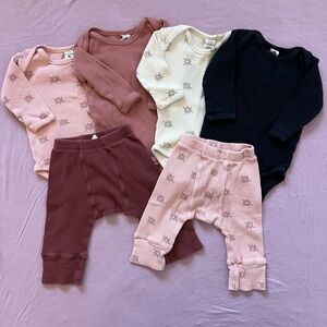 Kate Quinn Thermal Bundle - Baby Bodysuit and Pants